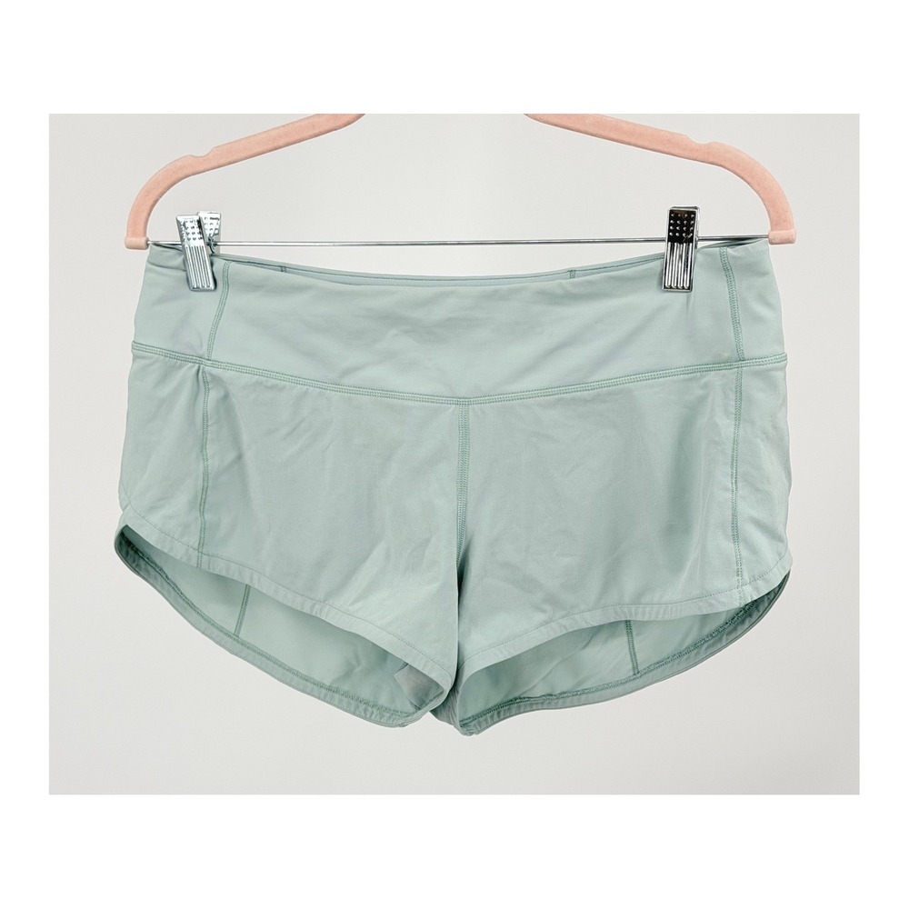 Lululemon Speed Up Shorts Womens 6 Mystic Mint 2.5 Low Rise Lined